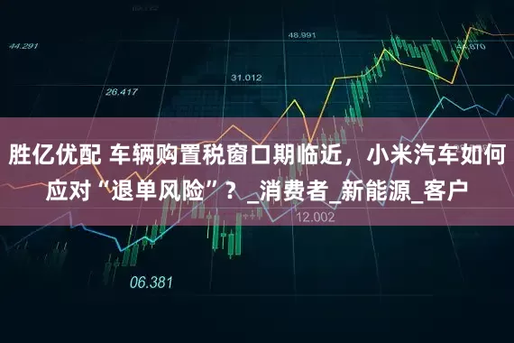 胜亿优配 车辆购置税窗口期临近，小米汽车如何应对“退单风险”？_消费者_新能源_客户